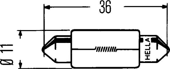 HELLA 8GM 002 092-137 - Kvēlspuldze ps1.lv