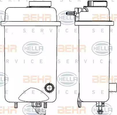 HELLA 8MA 376 705-431 - Kompensācijas tvertne, Dzesēšanas šķidrums ps1.lv