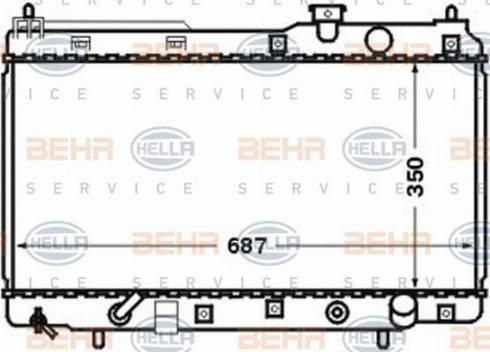 HELLA 8MA 376 705-721 - Kompensācijas tvertne, Dzesēšanas šķidrums ps1.lv