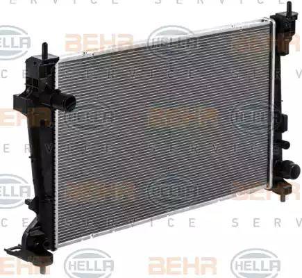 HELLA 8MK 376 900-021 - Radiators, Motora dzesēšanas sistēma ps1.lv