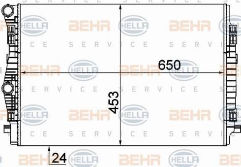 HELLA 8MK 376 901-385 - Radiators, Motora dzesēšanas sistēma ps1.lv