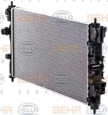 HELLA 8MK 376 910-231 - Radiators, Motora dzesēšanas sistēma ps1.lv