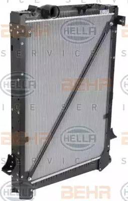 HELLA 8MK 376 751-754 - Radiators, Motora dzesēšanas sistēma ps1.lv