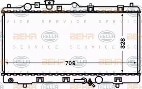 HELLA 8MK 376 769-591 - Radiators, Motora dzesēšanas sistēma ps1.lv