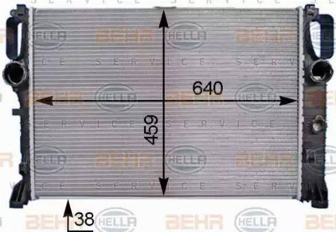 HELLA 8MK 376 769-791 - Radiators, Motora dzesēšanas sistēma ps1.lv