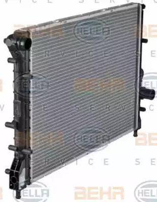 HELLA 8MK 376 766-111 - Radiators, Motora dzesēšanas sistēma ps1.lv