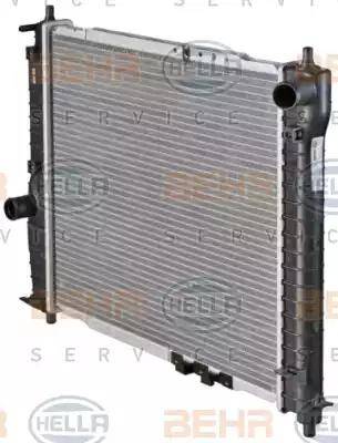 HELLA 8MK 376 762-641 - Radiators, Motora dzesēšanas sistēma ps1.lv