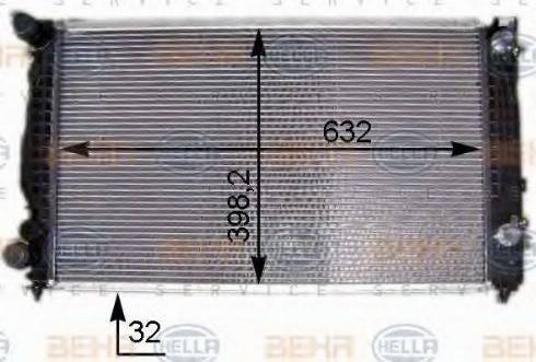 HELLA 8MK 376 704-914 - Radiators, Motora dzesēšanas sistēma ps1.lv