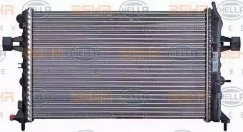 HELLA 8MK 376 710-321 - Radiators, Motora dzesēšanas sistēma ps1.lv