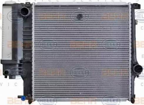 HELLA 8MK 376 713-121 - Radiators, Motora dzesēšanas sistēma ps1.lv