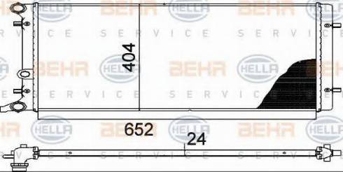 HELLA 8MK 376 713-784 - Radiators, Motora dzesēšanas sistēma ps1.lv