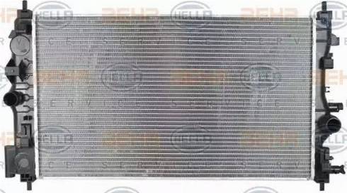 HELLA 8MK 376 787-541 - Radiators, Motora dzesēšanas sistēma ps1.lv