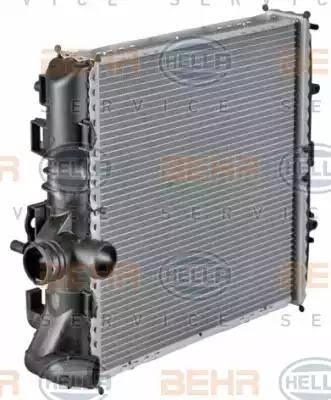 HELLA 8MK 376 733-671 - Radiators, Motora dzesēšanas sistēma ps1.lv