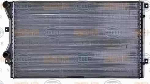 HELLA 8MK 376 726-701 - Radiators, Motora dzesēšanas sistēma ps1.lv