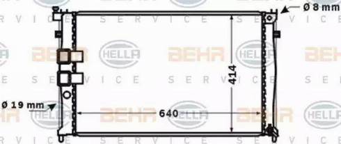 HELLA 8MK 376 771-441 - Radiators, Motora dzesēšanas sistēma ps1.lv