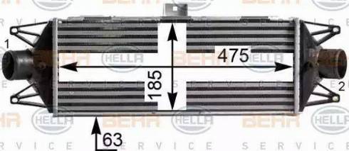 HELLA 8ML 376 900-441 - Starpdzesētājs ps1.lv