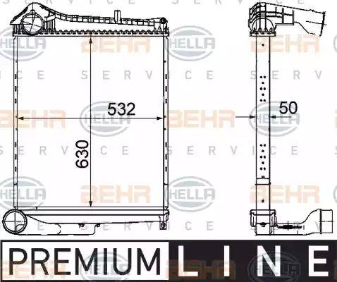 HELLA 8ML 376 756-091 - Starpdzesētājs ps1.lv