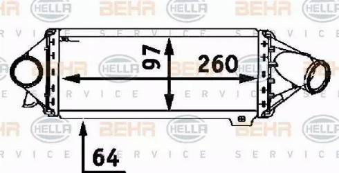 HELLA 8ML 376 723-061 - Starpdzesētājs ps1.lv