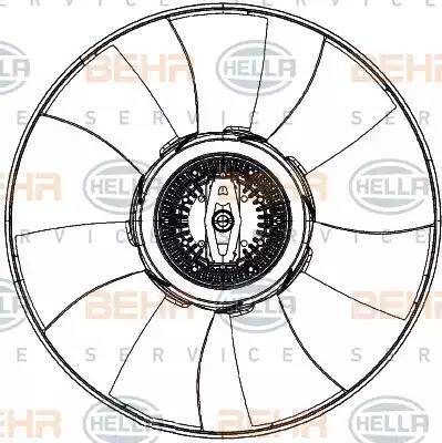 HELLA 8MV 376 906-771 - Ventilators, Motora dzesēšanas sistēma ps1.lv