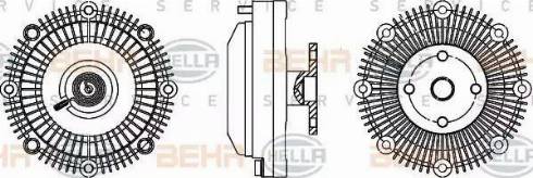 HELLA 8MV 376 757-361 - Sajūgs, Radiatora ventilators ps1.lv