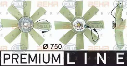 HELLA 8MV 376 731-481 - Ventilators, Motora dzesēšanas sistēma ps1.lv