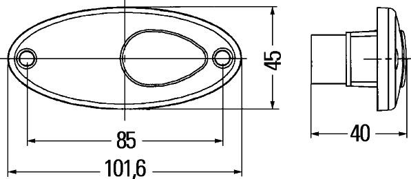 HELLA 2PG 964 295-011 - Stāvgaismas lukturis ps1.lv