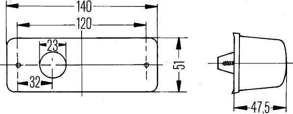 HELLA 2BM 006 692-077 - Papildus mirgojošā gaismas signāla lukturis ps1.lv