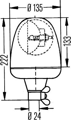 HELLA 2RL 006 846-011 - Mirgojošā gaismas signāla lukturis ps1.lv