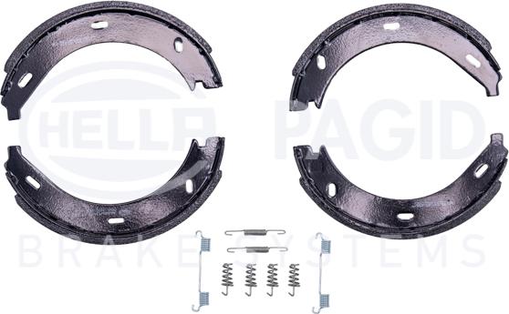 HELLA PAGID 8DA 355 050-401 - Bremžu loku kompl., Stāvbremze ps1.lv