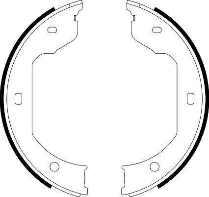 HELLA PAGID 8DA 355 050-471 - Bremžu loku kompl., Stāvbremze ps1.lv