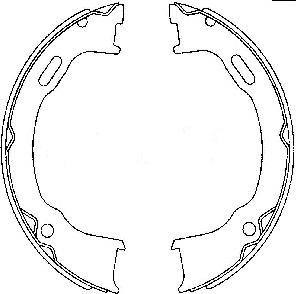 HELLA PAGID 8DA 355 051-241 - Bremžu loku kompl., Stāvbremze ps1.lv