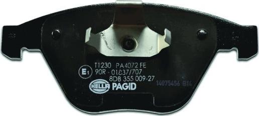 HELLA PAGID 8DB 355 009-271 - Bremžu uzliku kompl., Disku bremzes ps1.lv