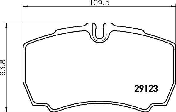 HELLA PAGID 8DB 355 005-381 - Bremžu uzliku kompl., Disku bremzes ps1.lv