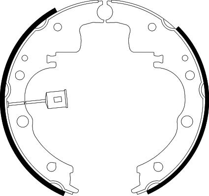 HELLA PAGID 8DB 355 001-971 - Bremžu loku komplekts ps1.lv