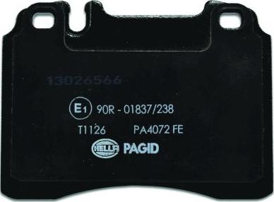 HELLA PAGID 8DB 355 008-181 - Bremžu uzliku kompl., Disku bremzes ps1.lv