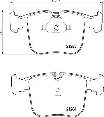 HELLA PAGID 8DB 355 008-251 - Bremžu uzliku kompl., Disku bremzes ps1.lv