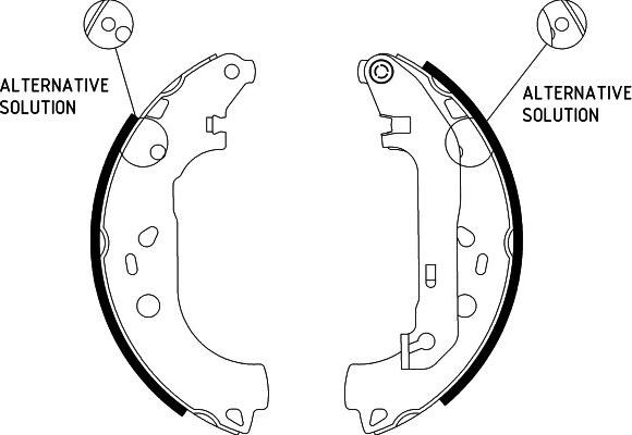 HELLA PAGID 8DB 355 002-921 - Bremžu loku komplekts ps1.lv