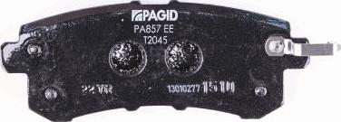 HELLA PAGID 8DB 355 019-541 - Bremžu uzliku kompl., Disku bremzes ps1.lv