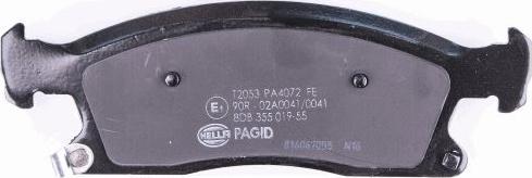 HELLA PAGID 8DB 355 019-551 - Bremžu uzliku kompl., Disku bremzes ps1.lv