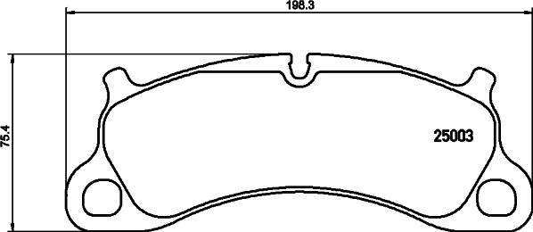 HELLA PAGID 8DB 355 019-731 - Bremžu uzliku kompl., Disku bremzes ps1.lv