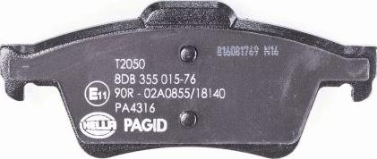 HELLA PAGID 8DB 355 015-761 - Bremžu uzliku kompl., Disku bremzes ps1.lv