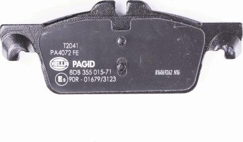 HELLA PAGID 8DB 355 015-711 - Bremžu uzliku kompl., Disku bremzes ps1.lv