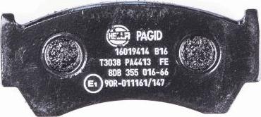 HELLA PAGID 8DB 355 016-661 - Bremžu uzliku kompl., Disku bremzes ps1.lv