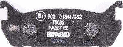 HELLA PAGID 8DB 355 016-601 - Bremžu uzliku kompl., Disku bremzes ps1.lv