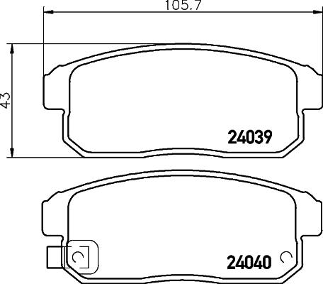 Maxgear 19-1414 - Bremžu uzliku kompl., Disku bremzes ps1.lv