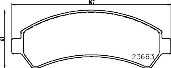 HELLA PAGID 8DB 355 023-521 - Bremžu uzliku kompl., Disku bremzes ps1.lv