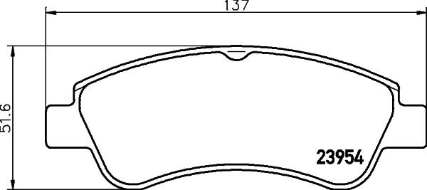 HELLA PAGID 8DB 355 011-071 - Bremžu uzliku kompl., Disku bremzes ps1.lv