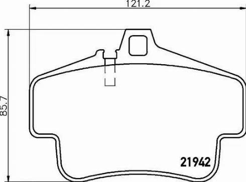 HELLA PAGID 8DB 355 018-461 - Bremžu uzliku kompl., Disku bremzes ps1.lv