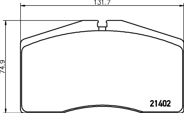 HELLA PAGID 8DB 355 018-301 - Bremžu uzliku kompl., Disku bremzes ps1.lv