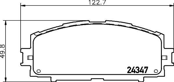 HELLA PAGID 8DB 355 012-361 - Bremžu uzliku kompl., Disku bremzes ps1.lv